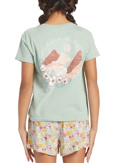 Roxy Girls' Mountain View T-Shirt, XXL, Blue