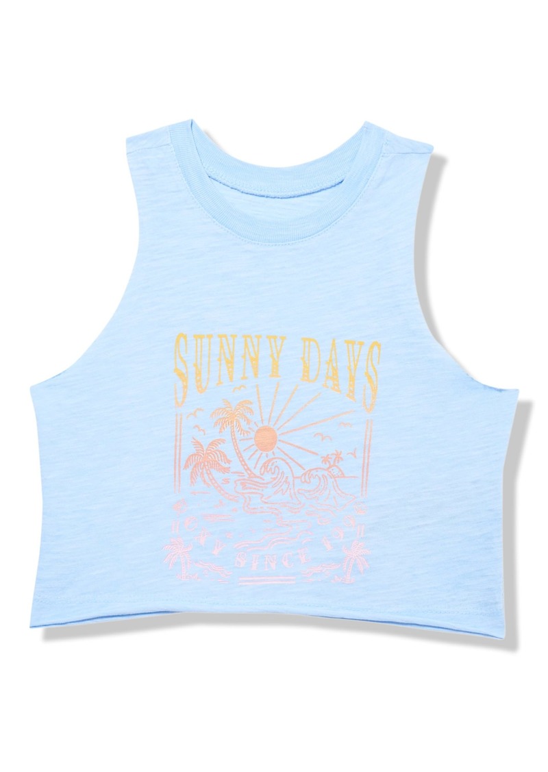 Roxy Girls' Muscle Tank Top BEL AIR Blue Sunny Daze 241