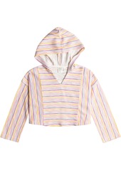 Roxy Girls' Oh Na Na Cropped Poncho Hoodie, Size 7, Prouette Surf Hpy Stpe RG