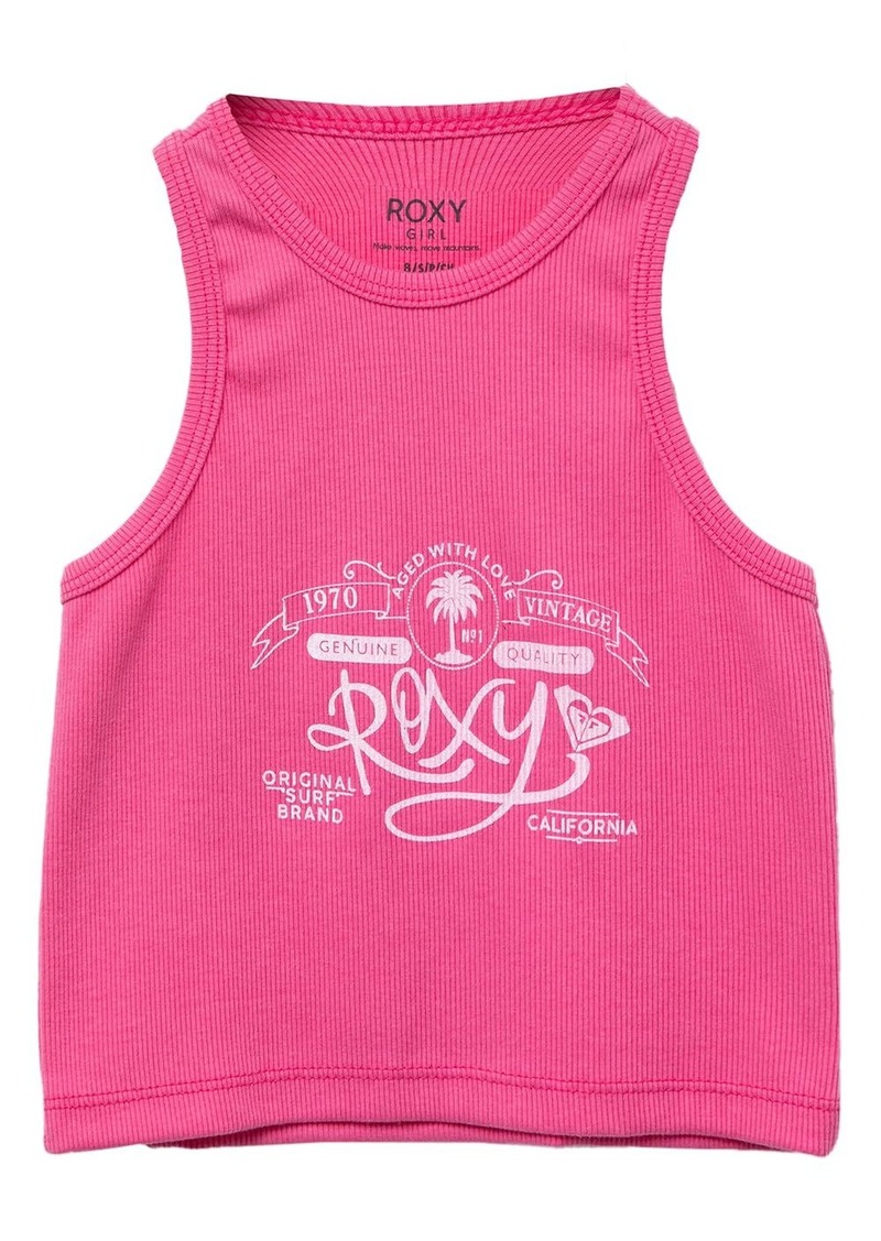 Roxy Girls' Vintage Ribbed Tank Top