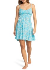 Roxy Hot Tropics Smocked Cutout Dress