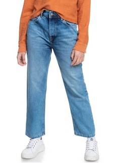 Roxy In A Minute Nonstretch Jeans in Medium Blue at Nordstrom