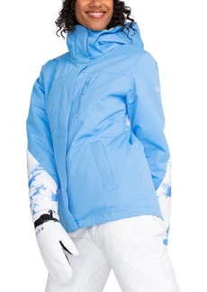 Roxy Jetty Block Durable Water Repellent Hooded Technical Snow Jacket