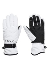 Roxy Jetty Gloves in Bright White at Nordstrom