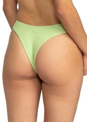 Roxy Juniors' Aruba High-Leg Cheeky Bikini Bottom - Margarita