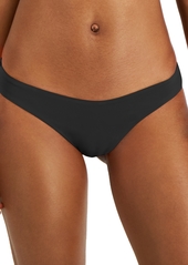 Roxy Juniors' Beach Classics High-Leg Cheeky Bikini Bottoms - Anthracite Black