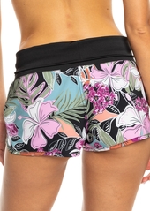 Roxy Juniors' Endless Summer Printed Swim Shorts - Anthracite