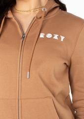 Roxy Juniors' Evening Hike Graphic Zippered Hoodie - Cinnamon Swirl