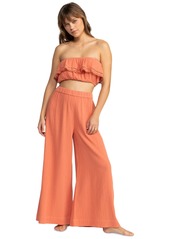 Roxy Juniors' Golden Tropic Pants - APRICOT BRANDY