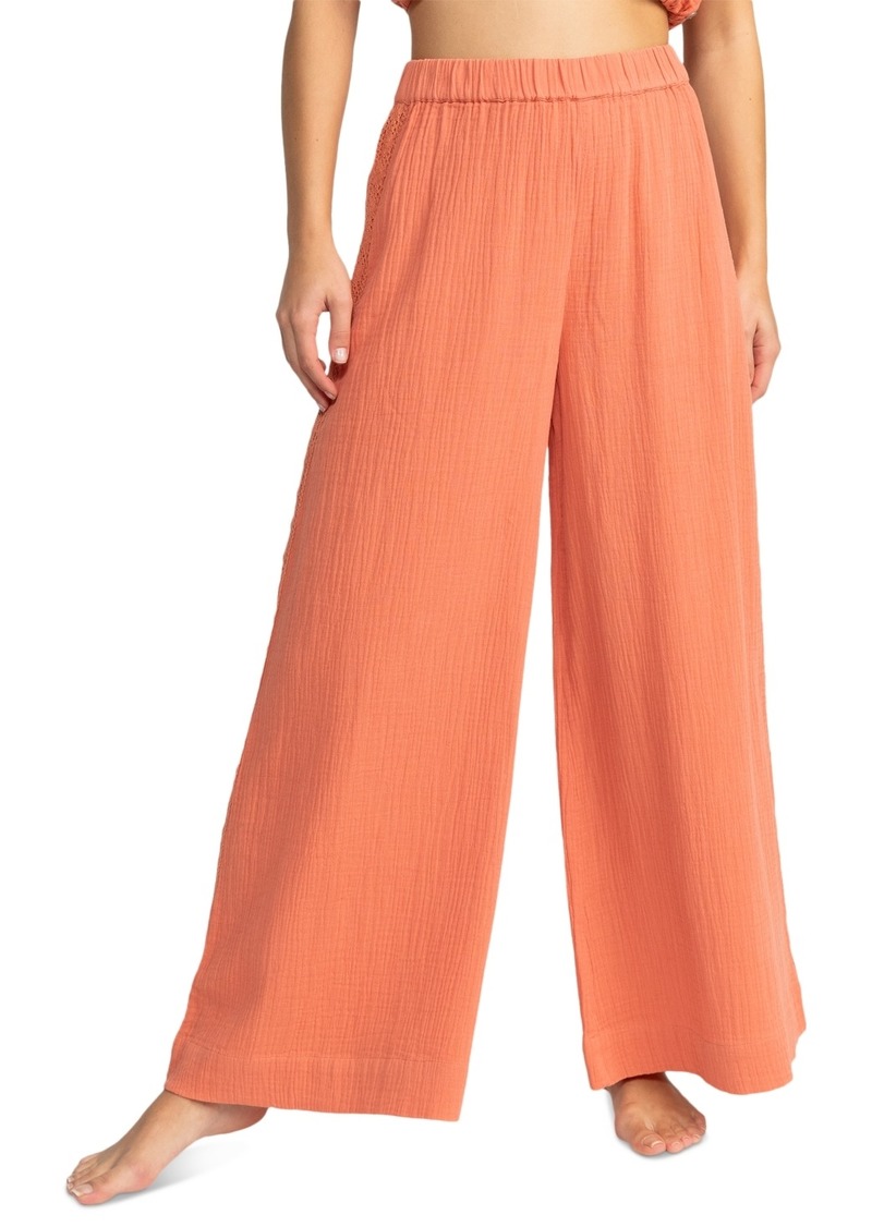 Roxy Juniors' Golden Tropic Pants - APRICOT BRANDY