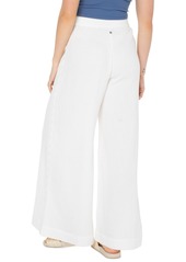 Roxy Juniors' Golden Tropic Wide-Leg Pants - Snow White