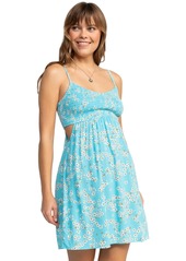 Roxy Juniors' Hot Tropics Mini Dress - Maui Blue Margarita