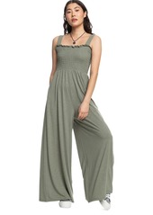 Roxy Juniors' Just Passing By Jumpsuit - Agave Green
