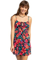 Roxy Juniors' La Vida Mini Dress - Anthracite Floral Fiesta