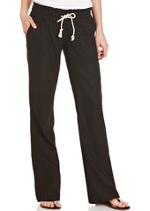 Roxy Juniors' Oceanside Wide-Leg Drawstring Pants - mood indigo