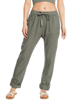 Roxy Juniors' On The Seashore Pull-On Utility Pants - Agave Green