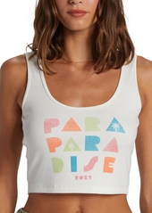 Roxy Juniors' Para Paradise Dive In Tank Top - Bright White