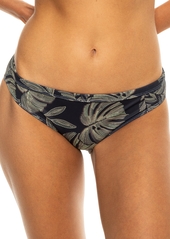 Roxy Juniors' Printed Low-Rise Bikini Bottoms - Anthracite