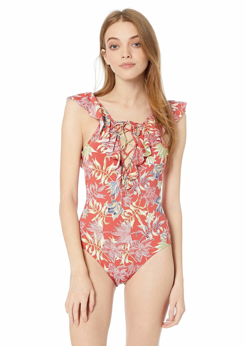 roxy softly love one piece swimsuit