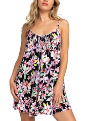 Roxy Juniors' Printed Summer Adventures Cover-Up - Anthracite New Life