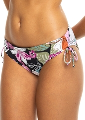 Roxy Juniors' Printed Tied Hipster Bikini Bottoms - Anthracite