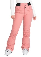 Roxy Juniors' Rising High Water-Repellent Snow Pants - Dusty Rose