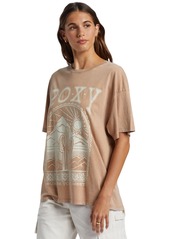 Roxy Juniors' Saguaro Crewneck Short-Sleeve Graphic T-Shirt - Cinnamon Swirl