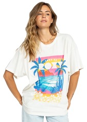 Roxy Juniors' Tour De Roxy Cotton T-Shirt - EGRET