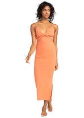 Roxy Juniors' Wavey Lady Midi Dress - Apricot Brandy