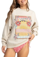 Roxy Lineup Oversize Graphic Sweatshirt