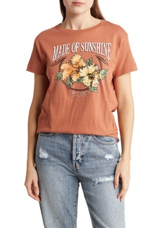 Roxy Made of Sunshine Cotton Graphic T-Shirt in Cedar Wood at Nordstrom Rack