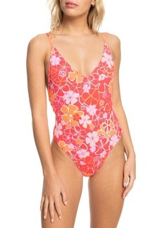 Roxy Meadow Floral One-Piece Swimsuit