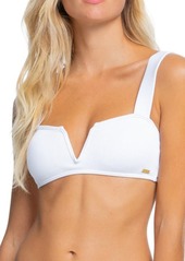 Roxy Mind of Freedom Bikini Top in Bright White at Nordstrom