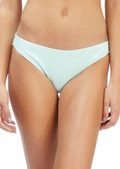 Roxy Mind of Freedom Ribbed Hipster Bikini Bottoms in Brook Green at Nordstrom