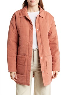 Roxy Next Up Button-Up Jacket in Cedar Wood at Nordstrom Rack