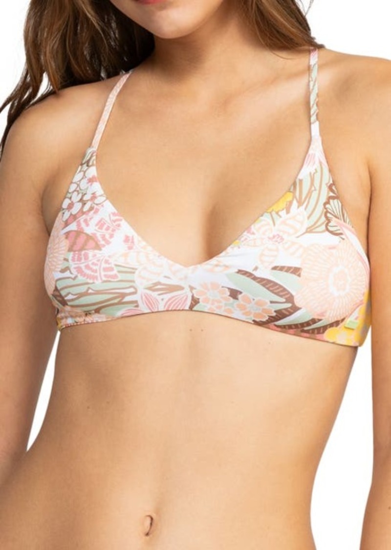 Roxy Playa Paradise Athletic Bikini Top
