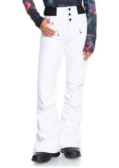 Roxy Rising High Snow Pants in Bright White at Nordstrom