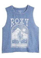 Roxy Saguaro Cotton Graphic Muscle Tee