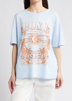 Roxy Star Chart Oversize Cotton Graphic T-Shirt