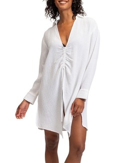 Roxy Summer Limonade Cinch Front Cover-Up Tunic