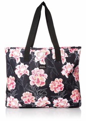 Roxy Wildflower Printed Large Tote Bag Anthracite Zilla s