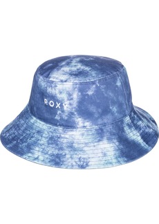 Roxy Women's Aloha Sunshine Reversible Bucket Hat, Medium/Large, Blue