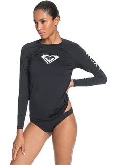 Roxy womens Beach Classics Long Sleeve Rashguard Rash Guard Shirt   US