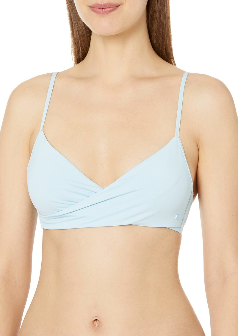 Roxy Women's Standard Solid Beach Classics Wrap Bra Top  XXL