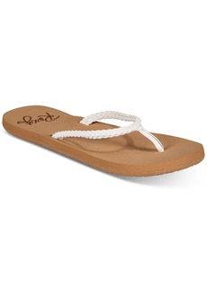 Roxy Women's Costas Flip Flops - White