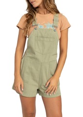 Roxy Women's Crystal Coast Overalls, Small, Brown