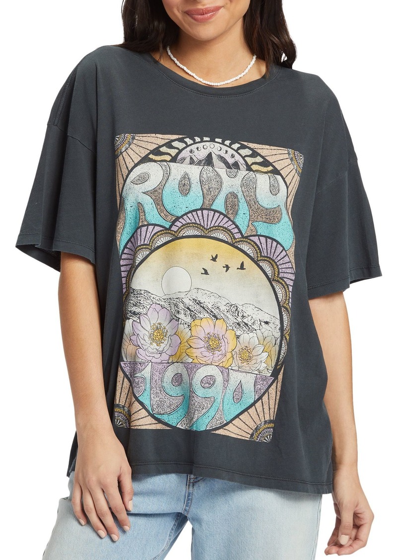 Roxy Women's Desertscape T-Shirt, Large, Gray