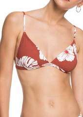 Roxy Women's Garden Trip Floral Triangle Bikini Top