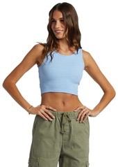 Roxy Women's Good Keepsake Cropped Tank Top BEL AIR Blue