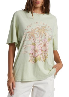 Roxy Women's Hibiscus Paradise T-Shirt, Small, Green